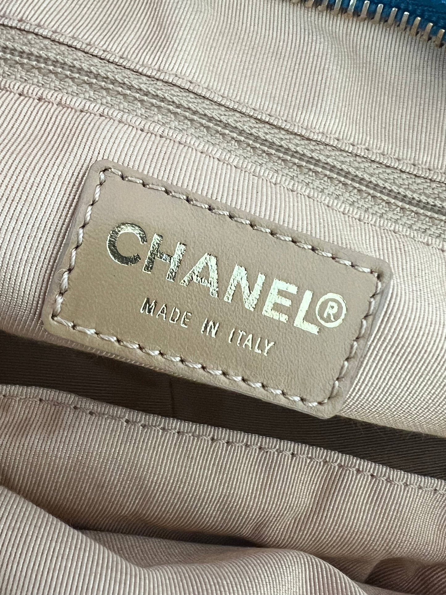 Chanel Timeless Tote in Teal Caviar Series 7