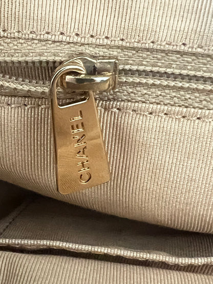Chanel Timeless Tote in Teal Caviar Series 7