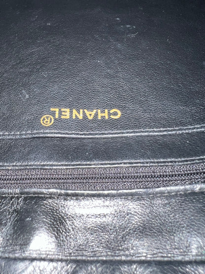 Chanel Black Patent Leather Backpack Series 4