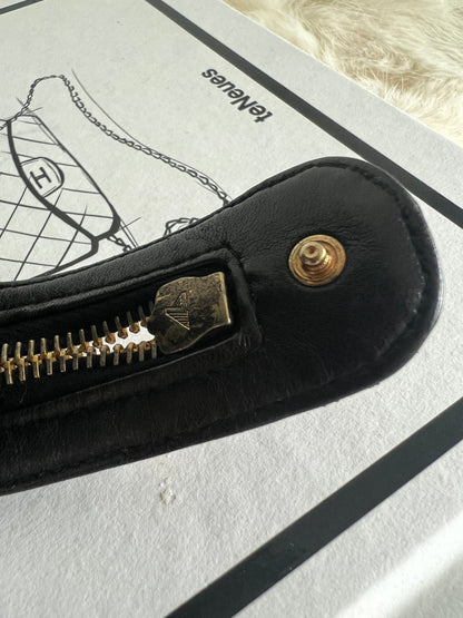 Chanel Black Patent Leather Backpack Series 4