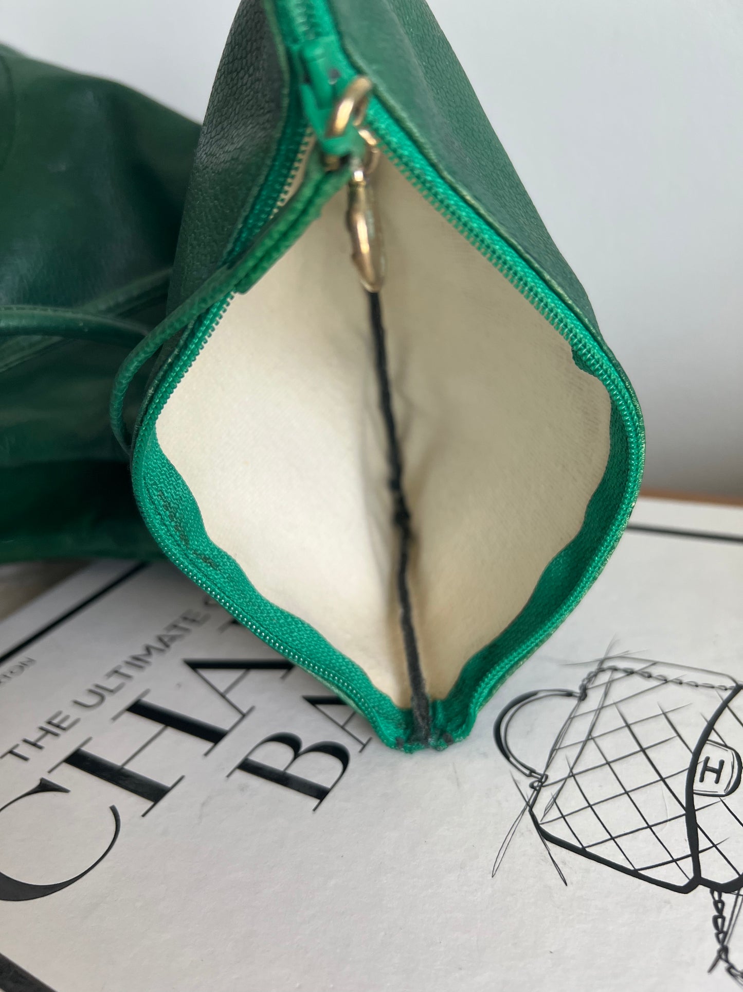 Chanel Green Caviar Backpack Series 1